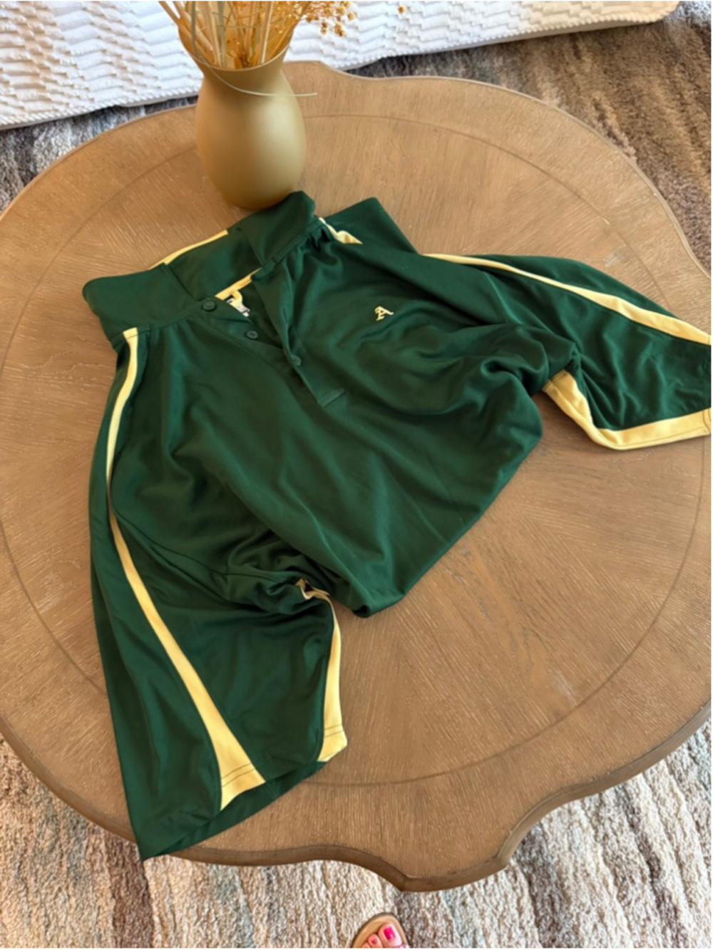 Men's Russell Athletic Green & Yellow Jersey XXL